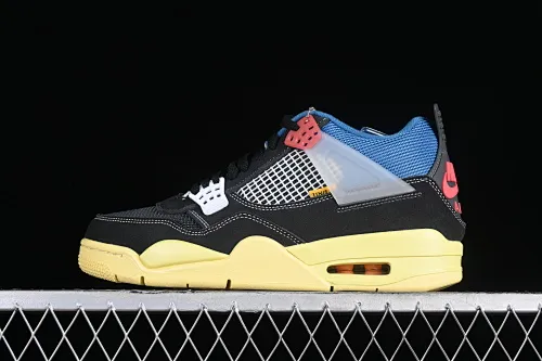 All categories Air Jordan Jordan series basketball shoes Air Jordan 4 GX foreign trade version Union La x Air Jordan 4 Retro AJ4 Joe 4 joint model basketball shoes DC9533-001